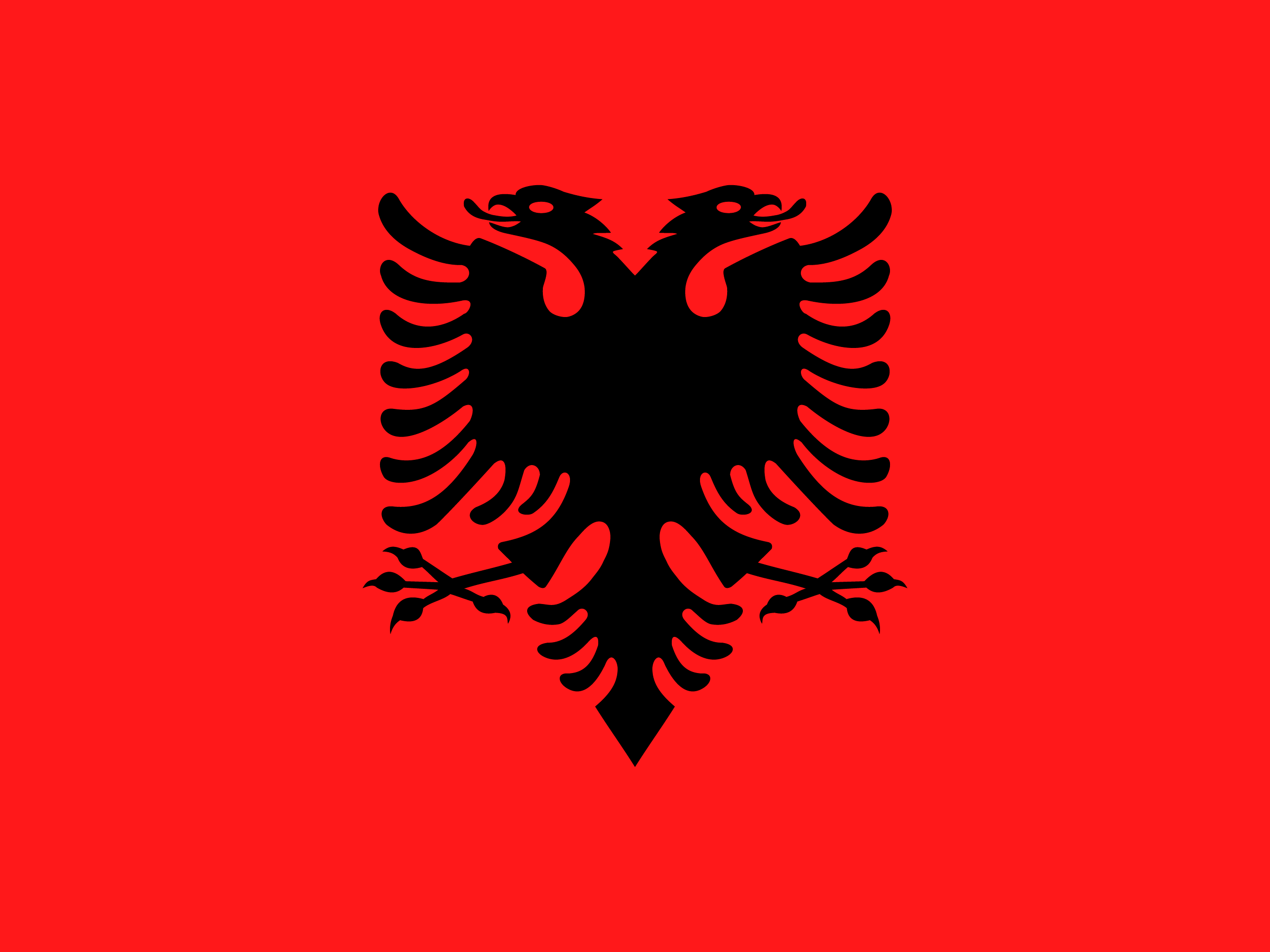 Bandeira de Albânia