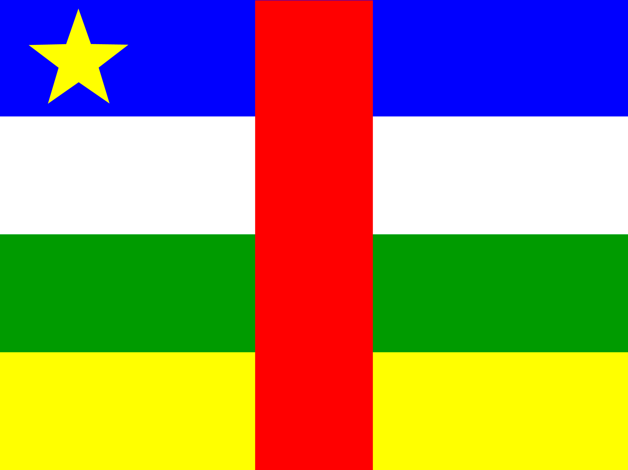 Bandeira de República Centro-Africana