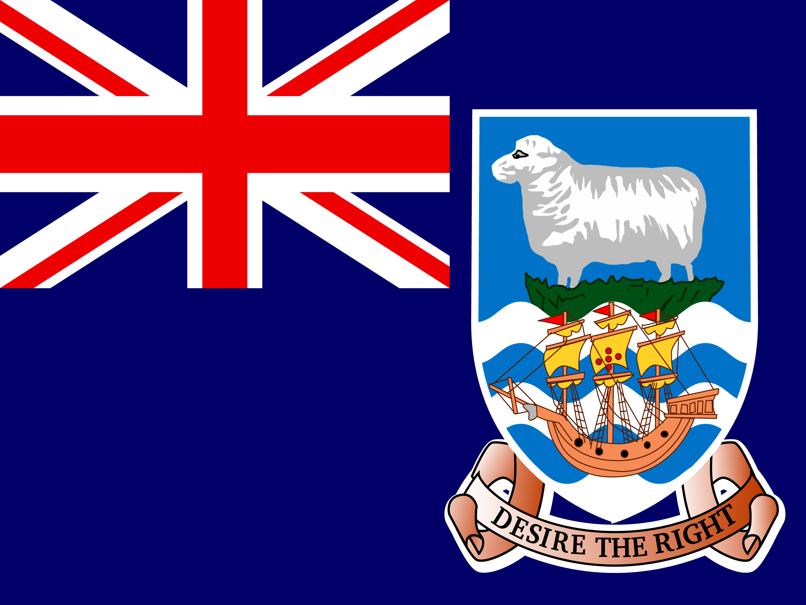 Bandeira de Ilhas Malvinas