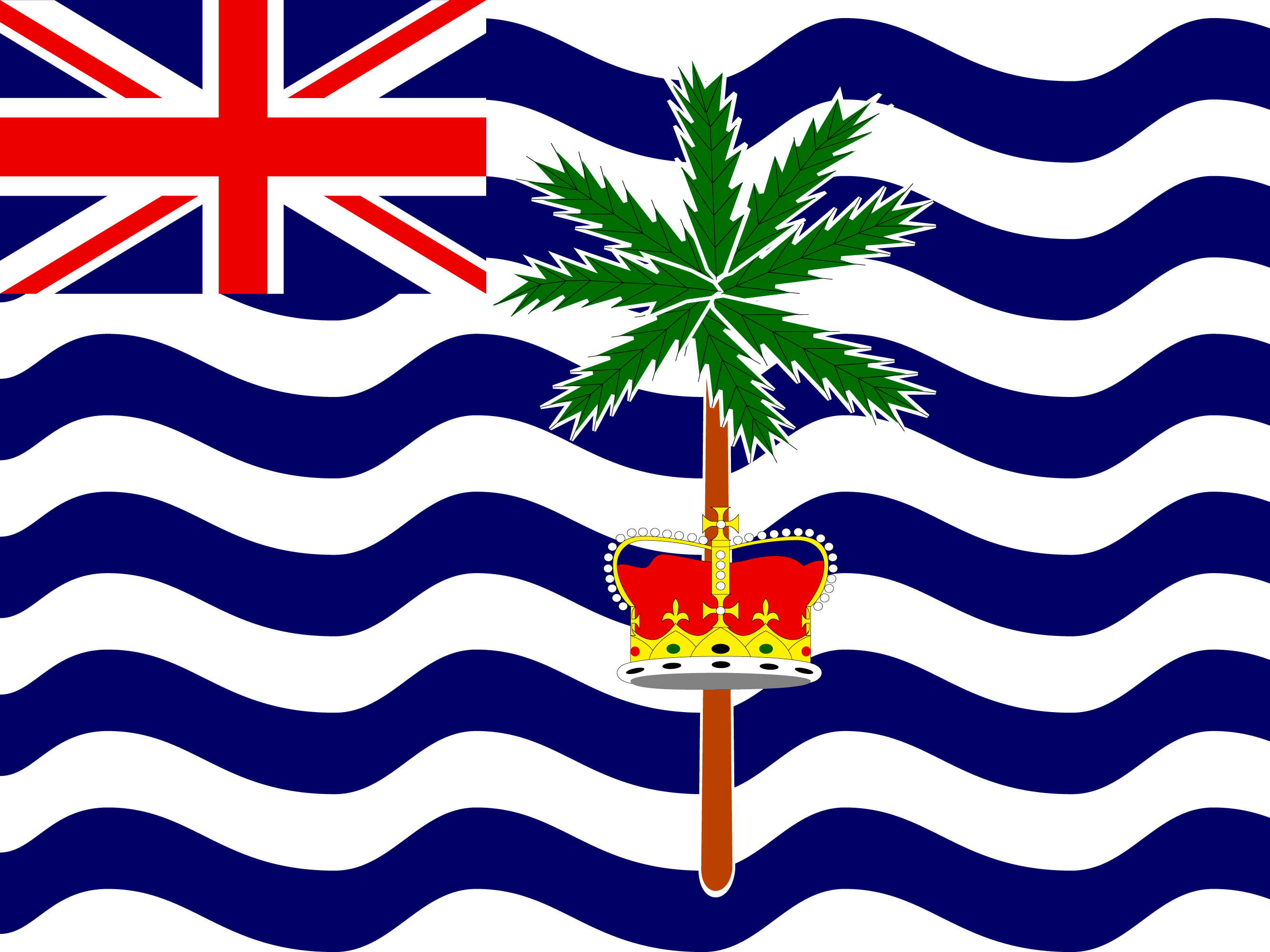 Bandeira de Território Britânico do Oceano Índico