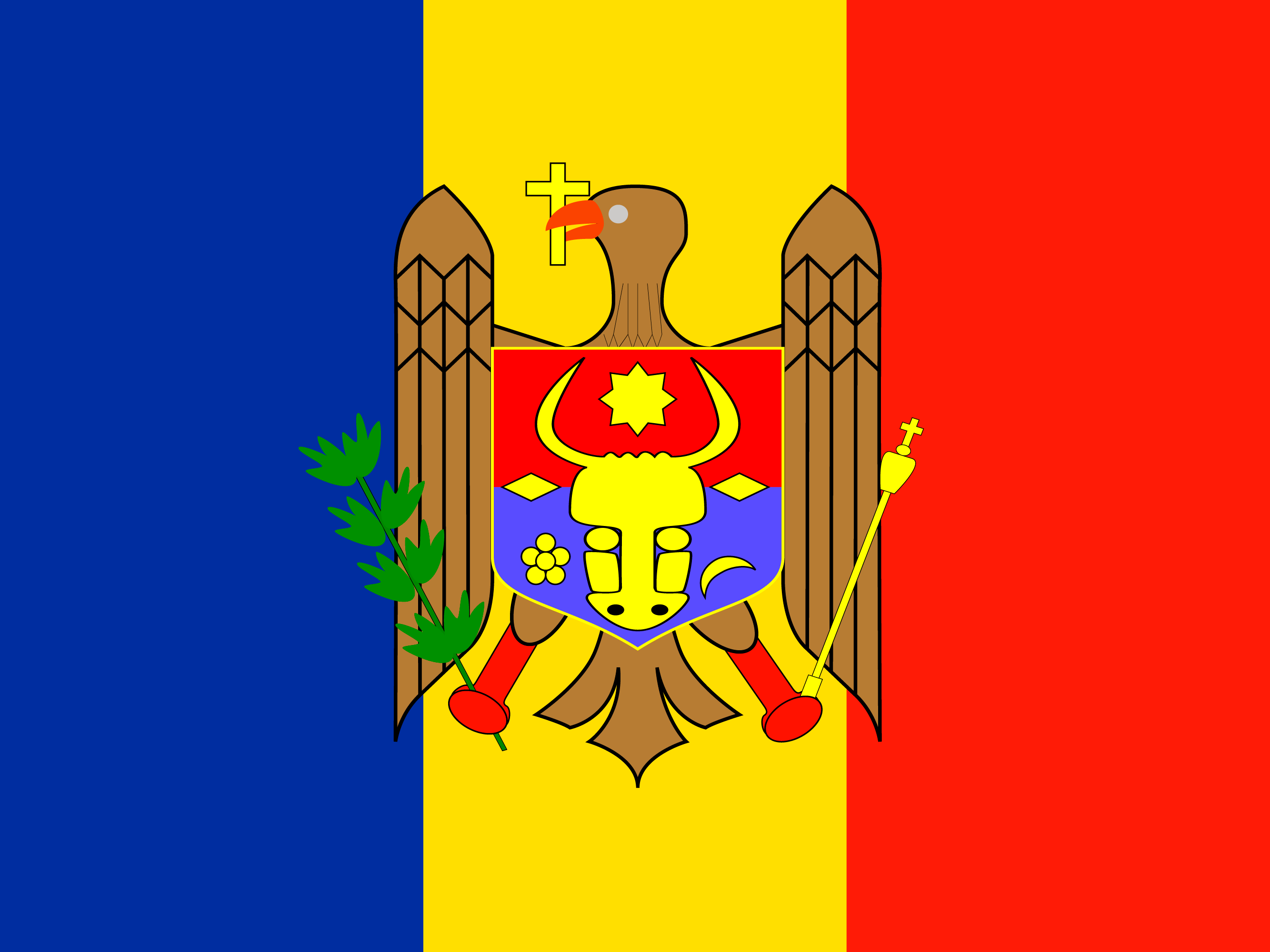 Bandeira de Moldávia
