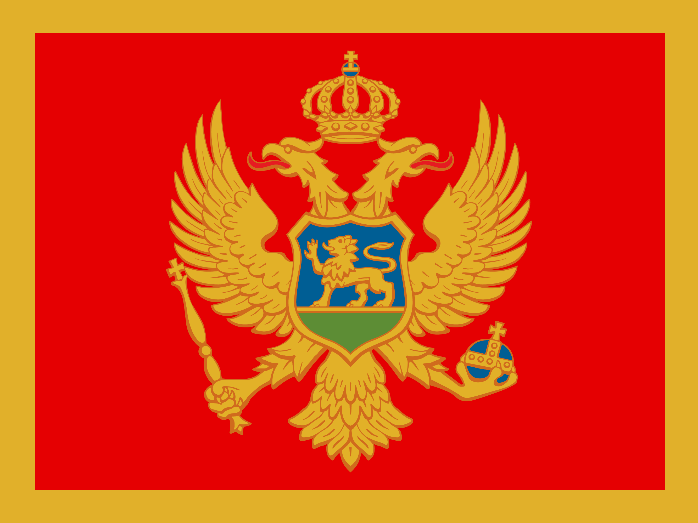 Bandeira de Montenegro