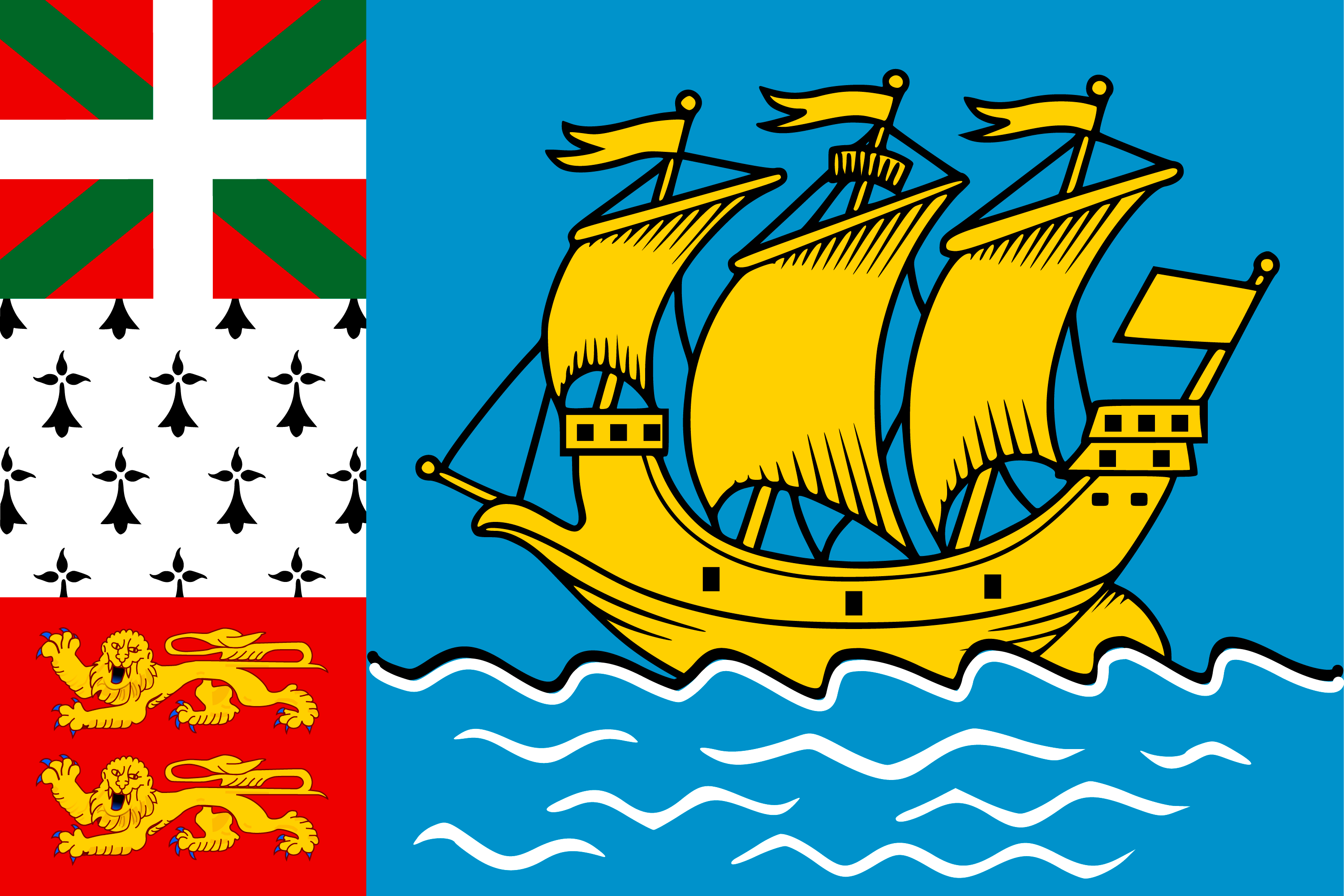 Bandeira de Saint-Pierre e Miquelon