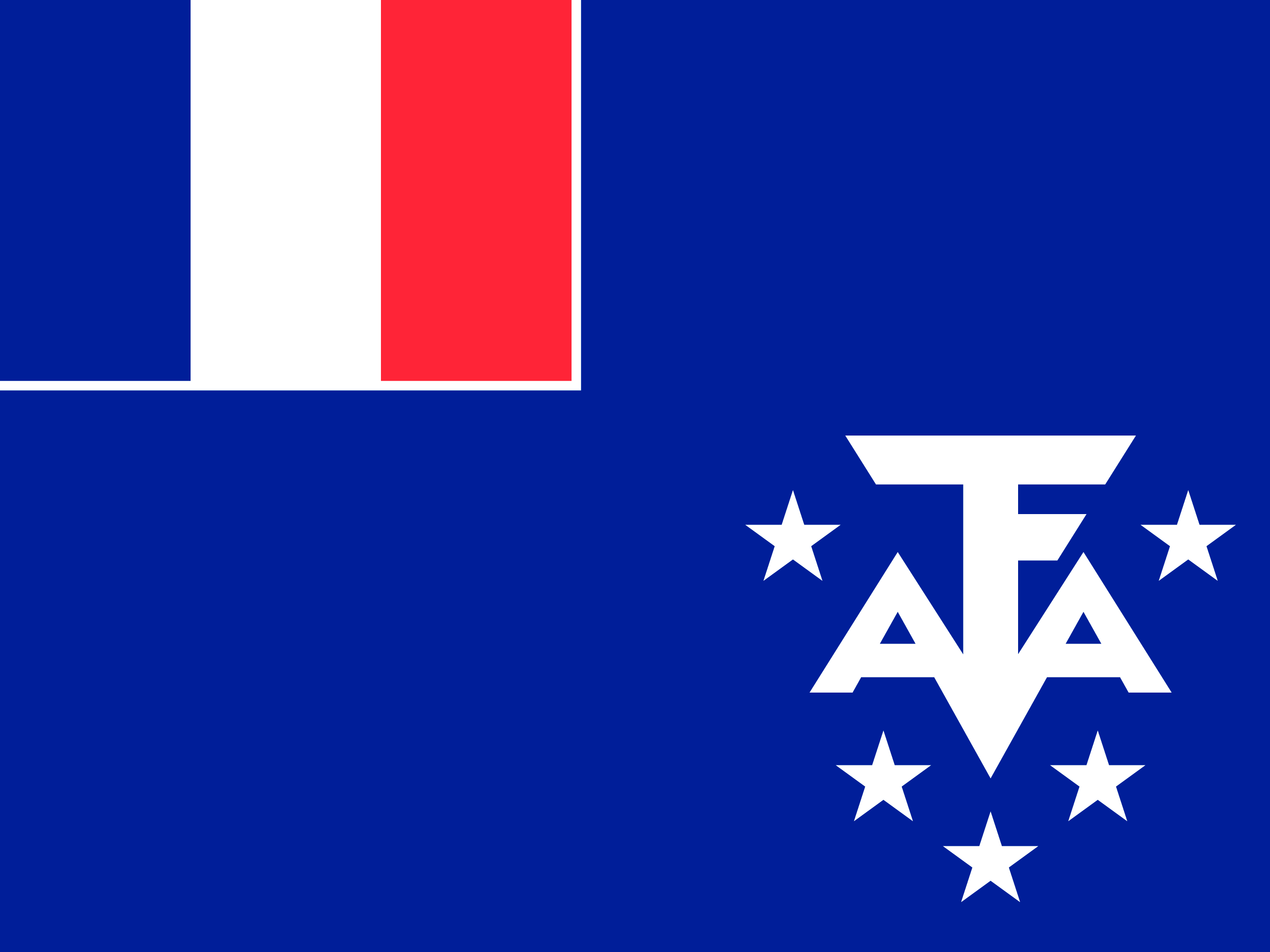 Bandeira de Terras Austrais e Antárticas Francesas