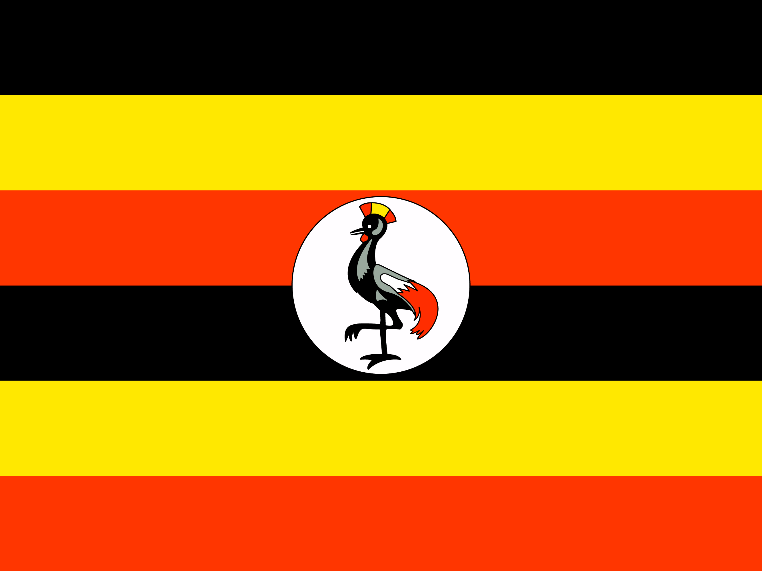 Bandeira de Uganda