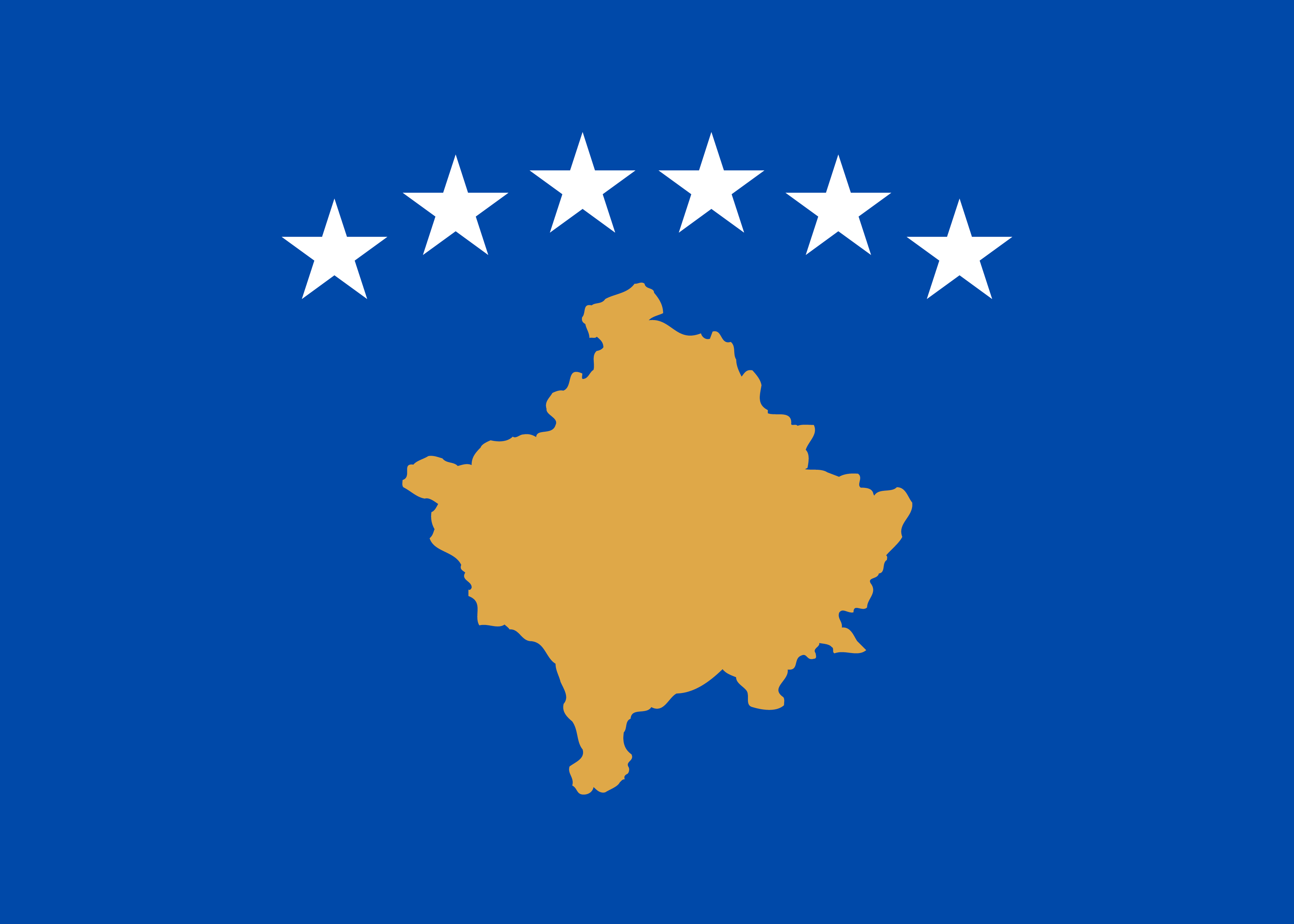 Bandeira de Kosovo
