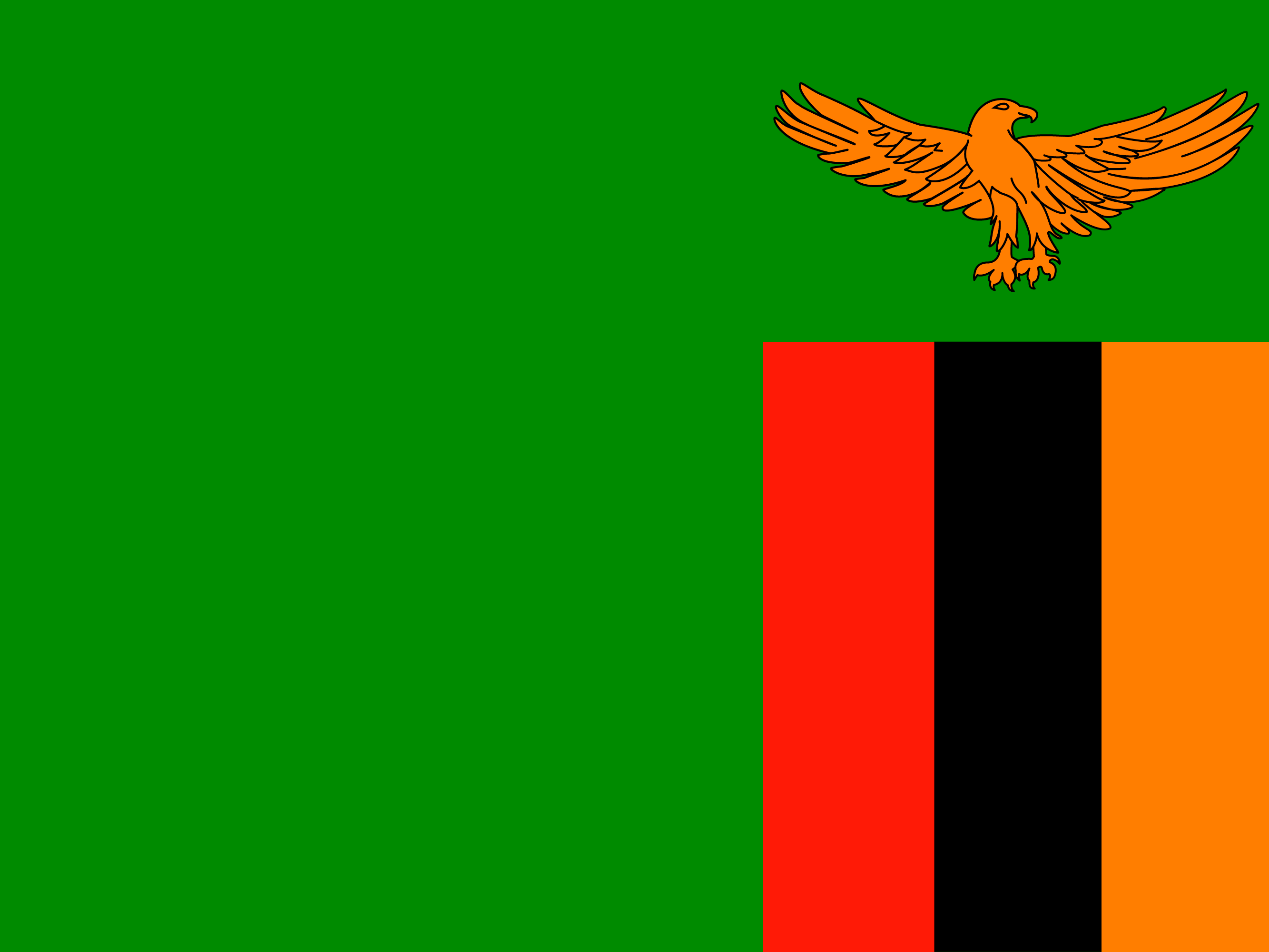 Bandeira de Zâmbia