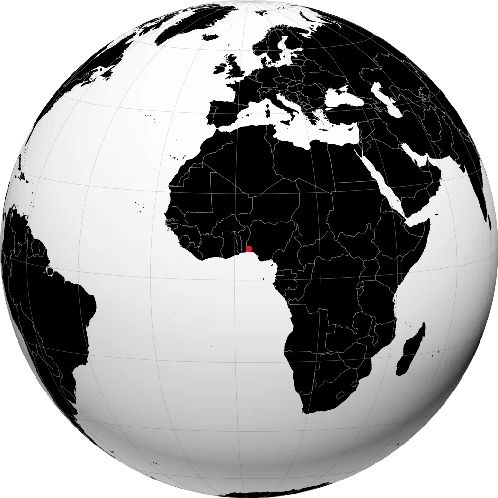 Abeokuta no globo