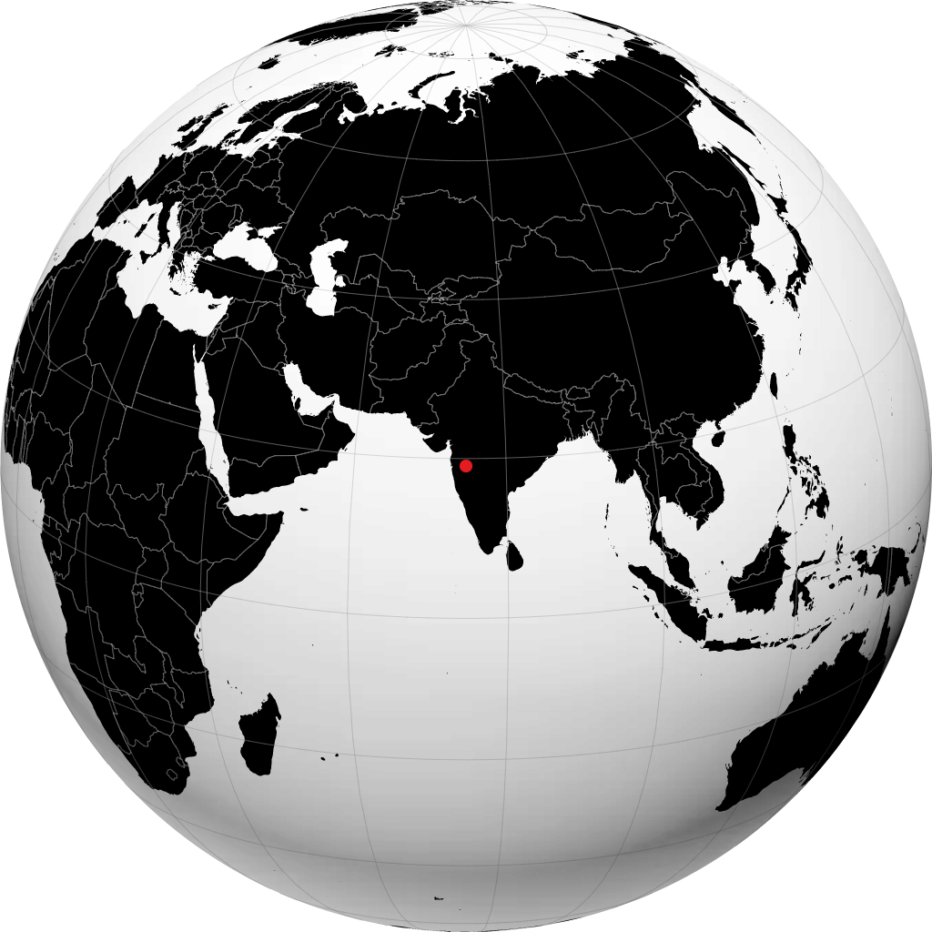 Ahmednagar no globo