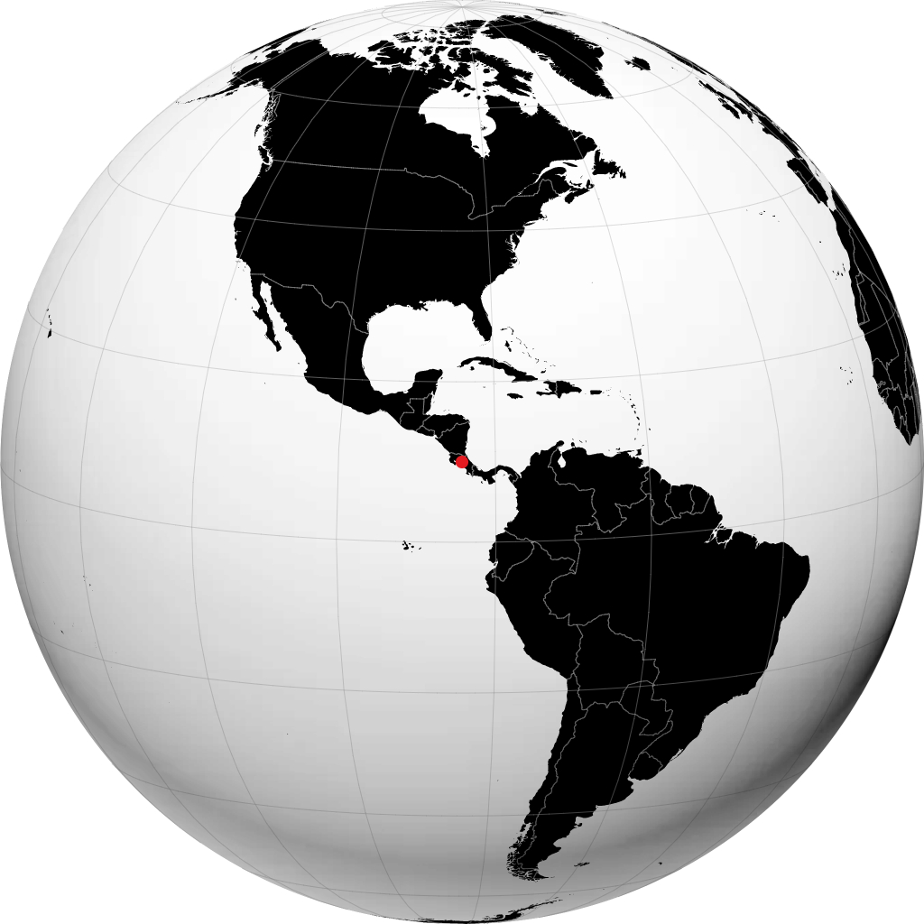 Alajuela no globo