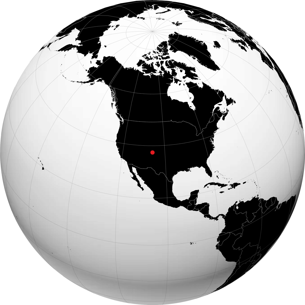 Alamosa no globo