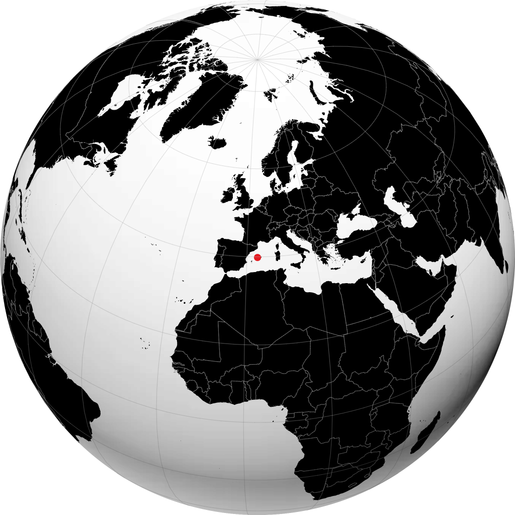 Alcúdia no globo