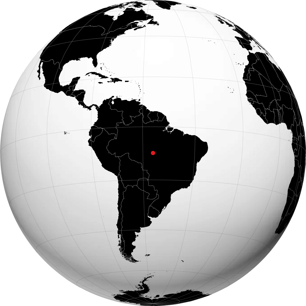 Alta Floresta no globo