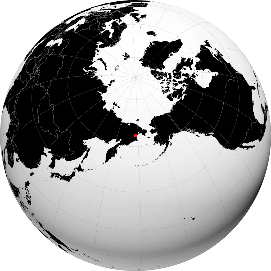 Anadyr no globo