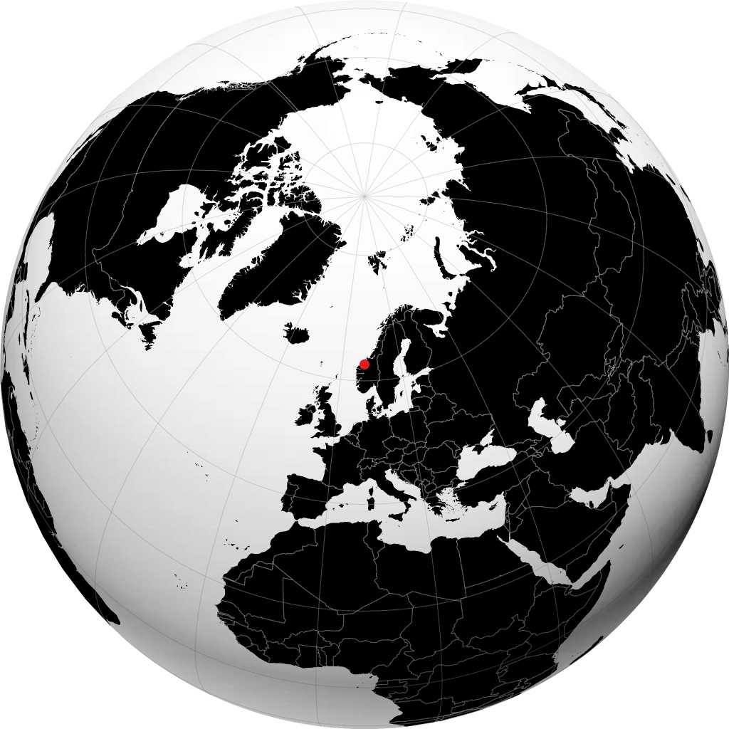 Åndalsnes no globo
