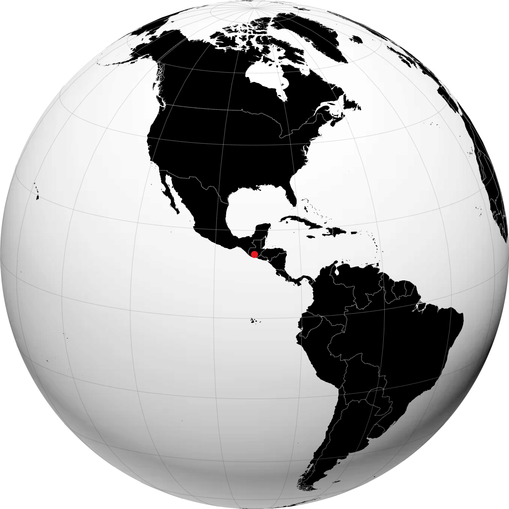 Antigua Guatemala no globo