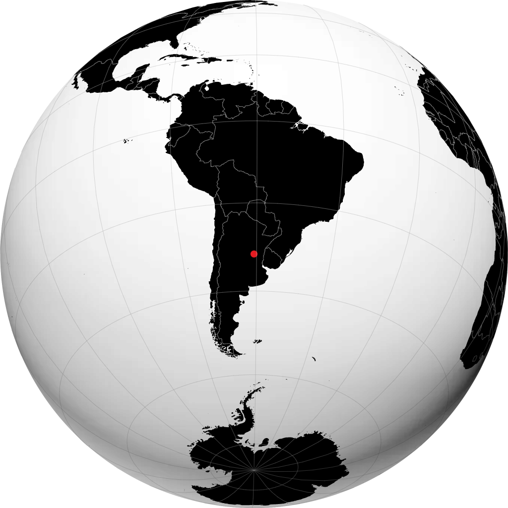 Santa Fé no globo