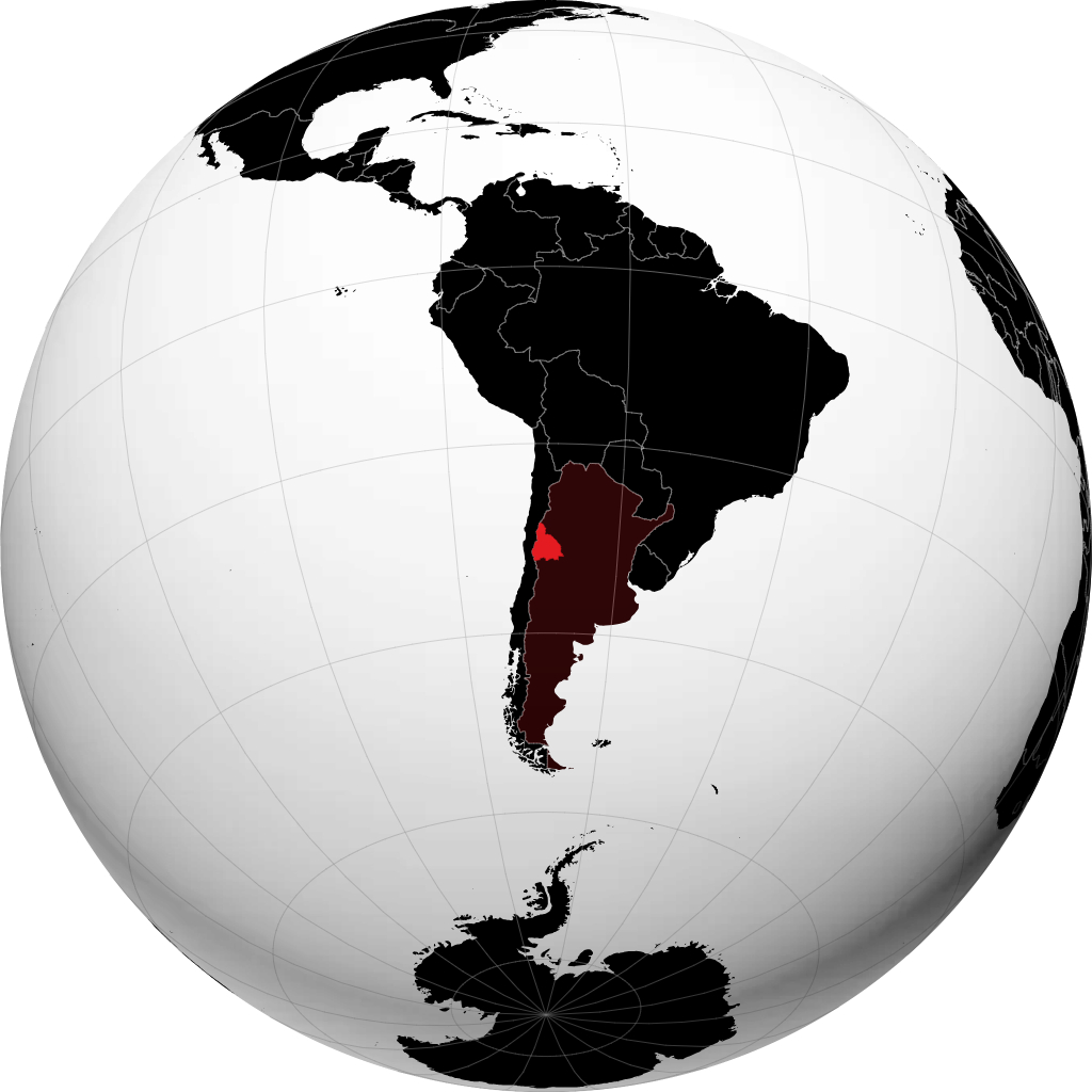 Província de San Juan no globo