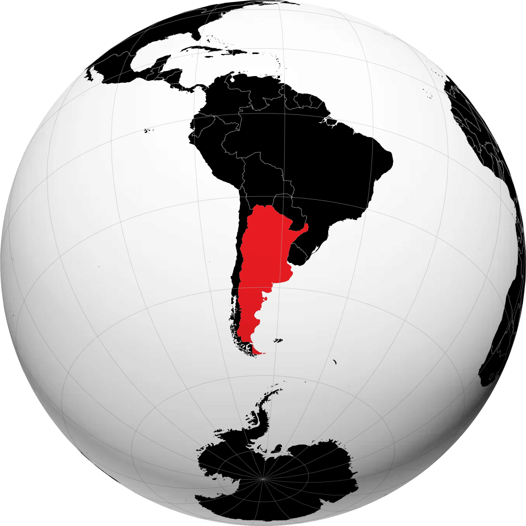 Argentina no globo