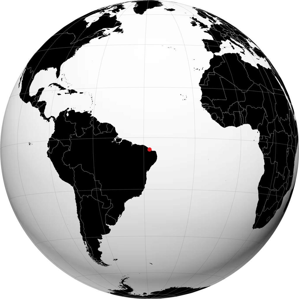 Aracati no globo