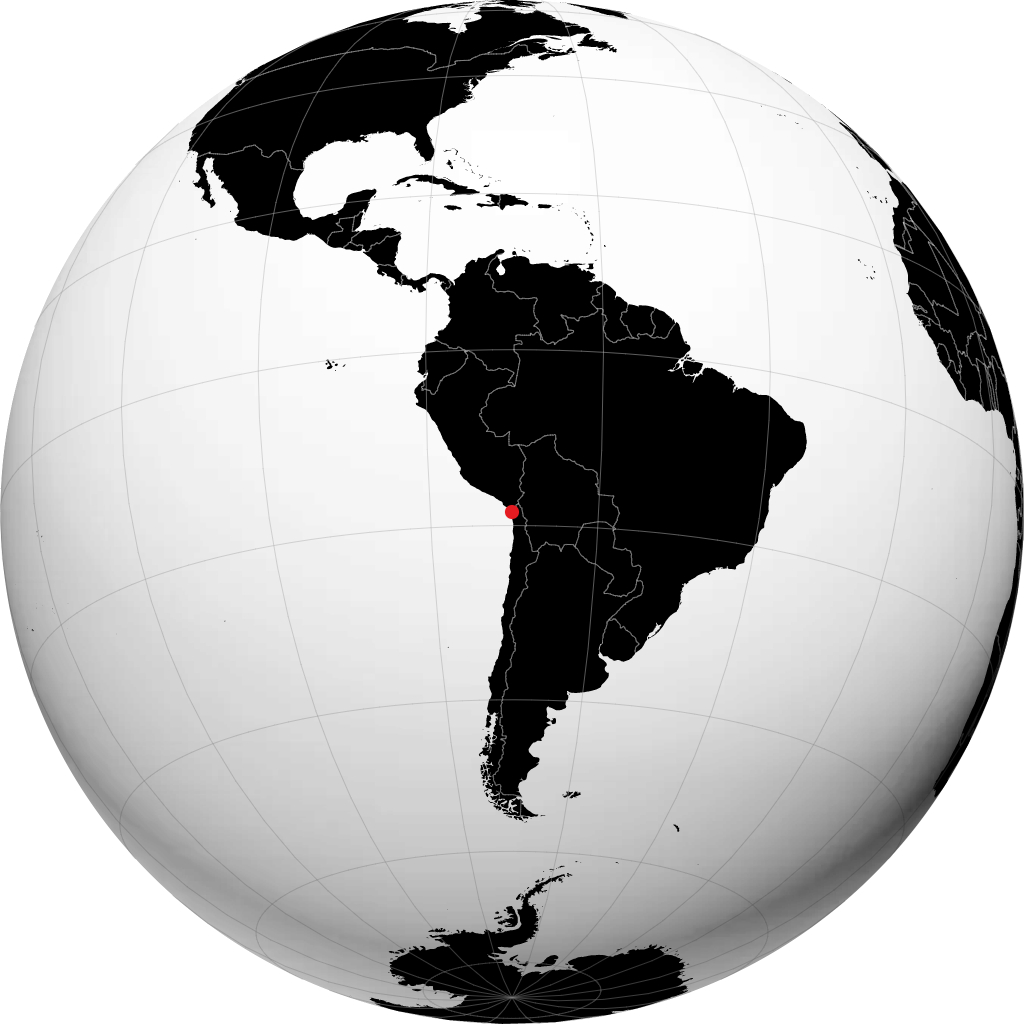Arica no globo