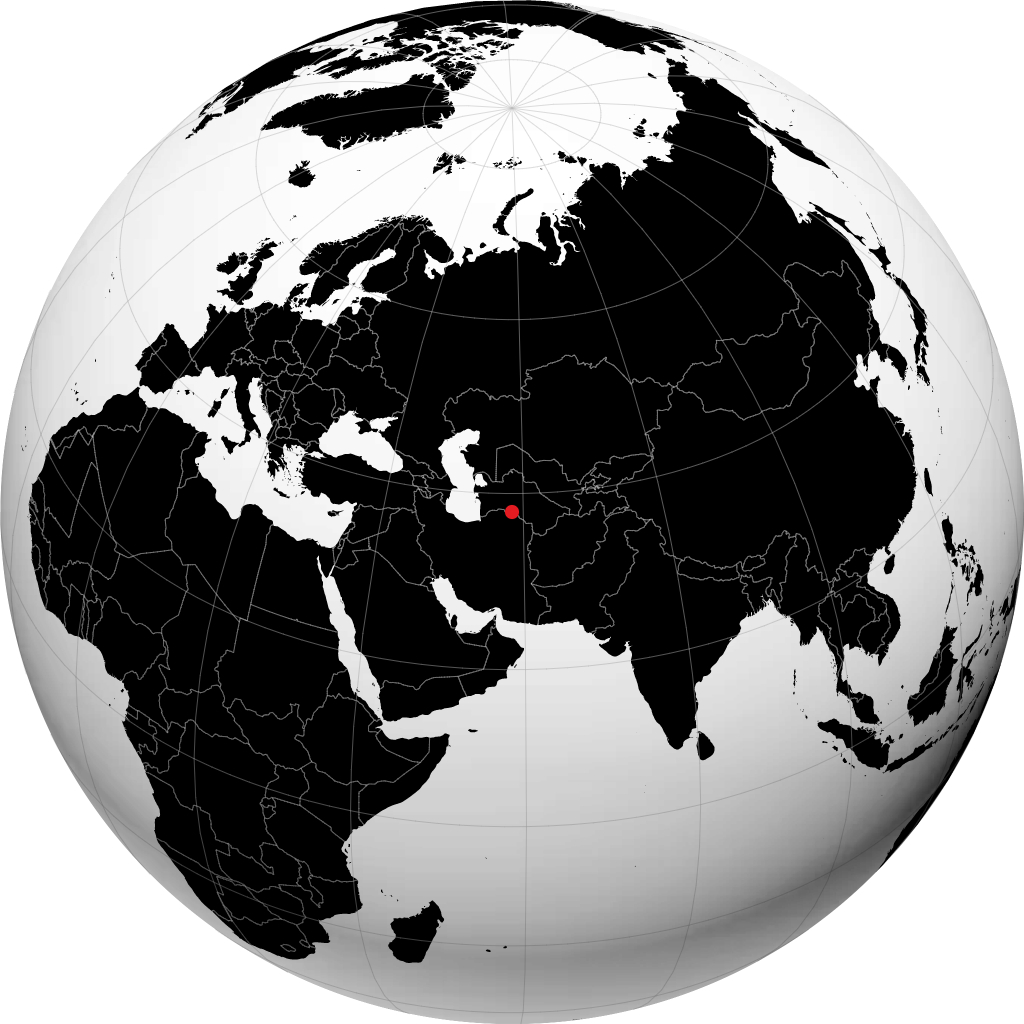 Ashgabat no globo
