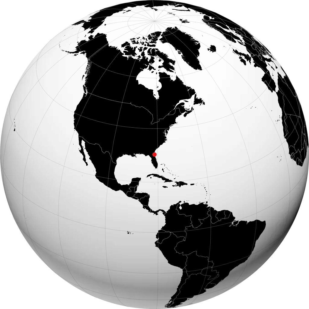 Atlantic Beach no globo