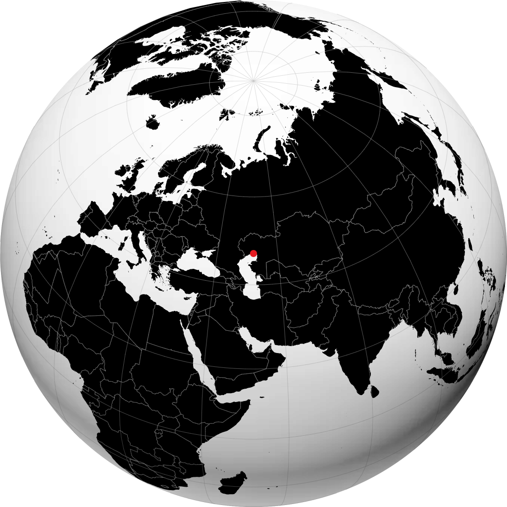Atyrau no globo
