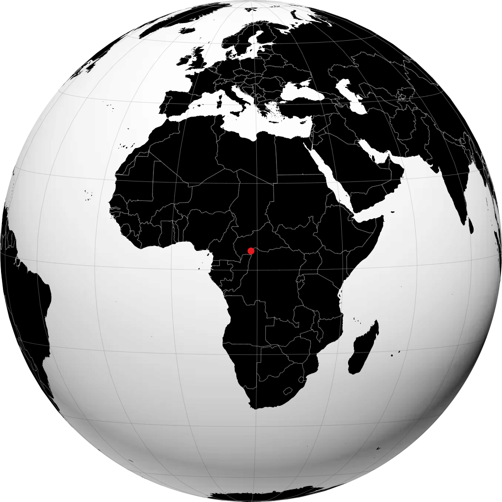 Bangui no globo