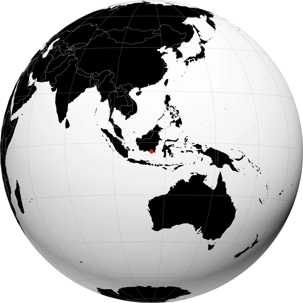 Banjarbaru no globo