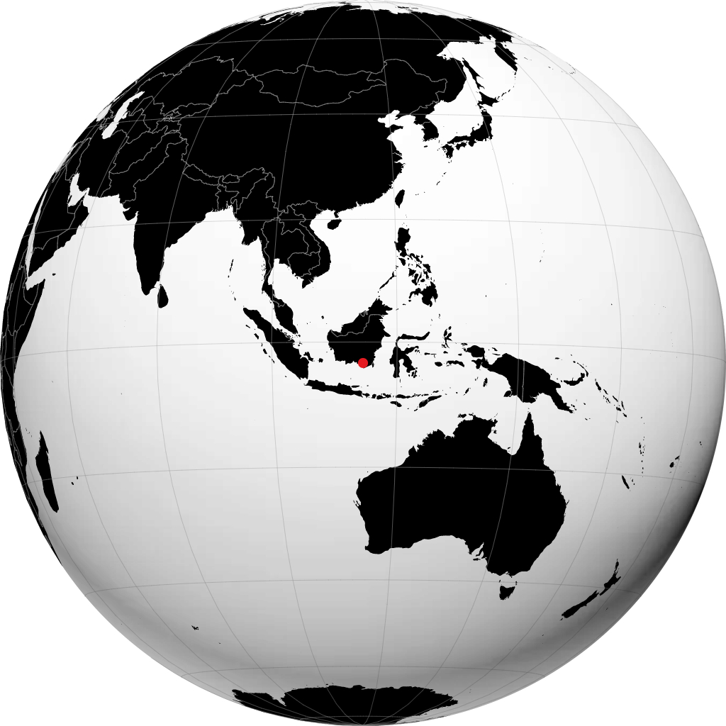 Banjarmasin no globo