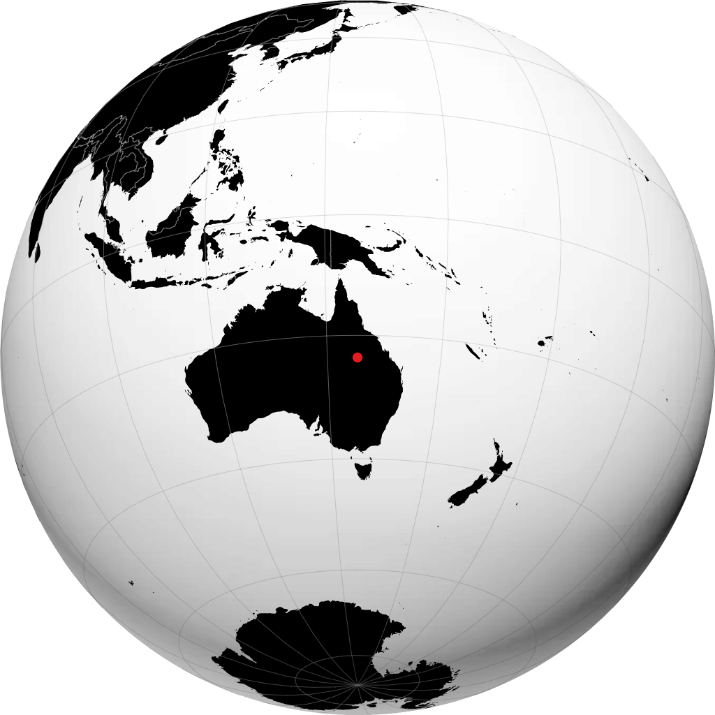 Barcaldine no globo