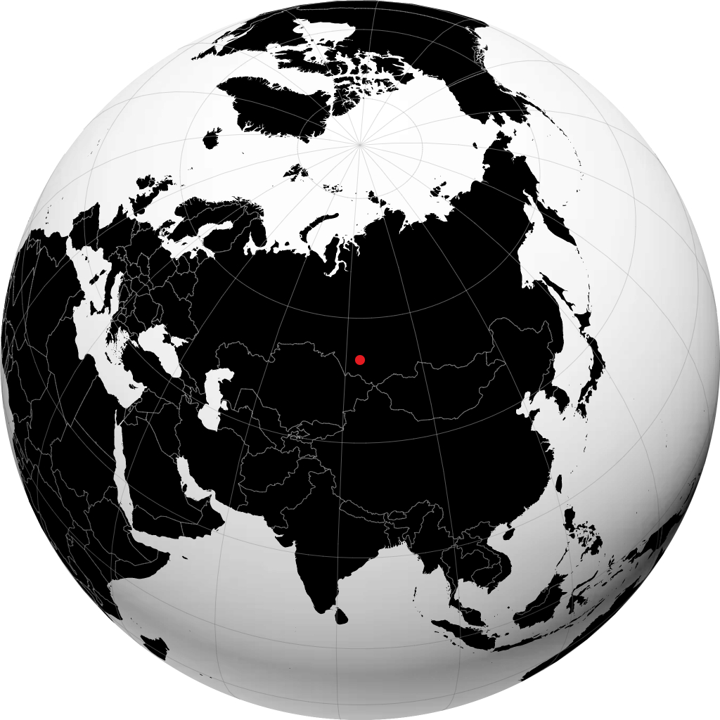 Barnaul no globo