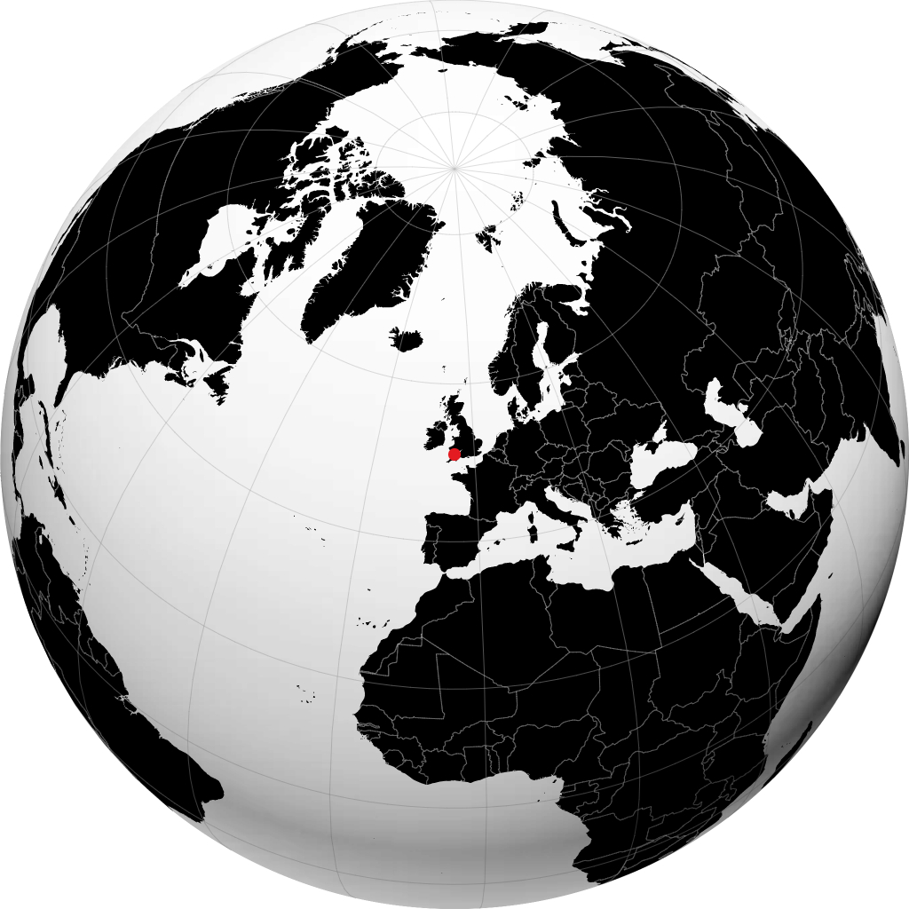 Barnstaple no globo