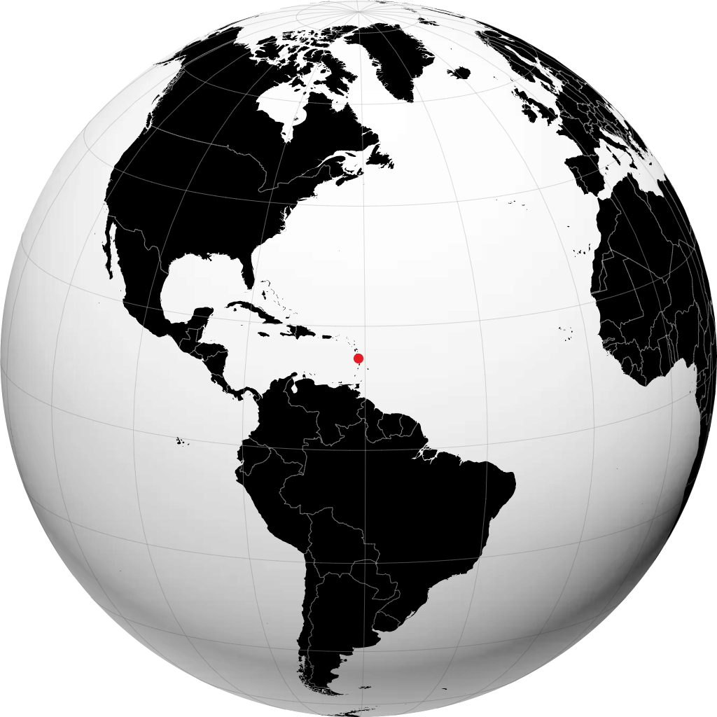Basse-Pointe no globo