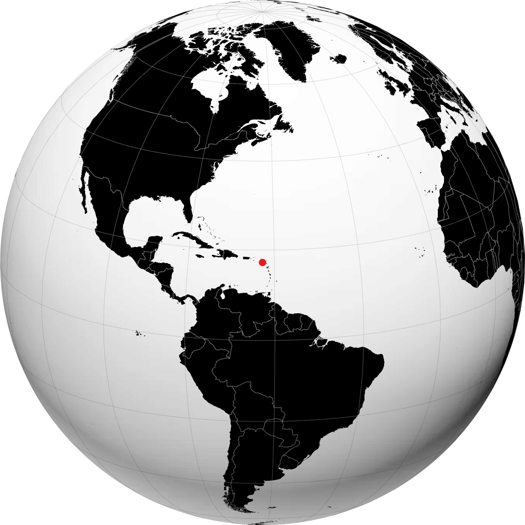 Basseterre no globo
