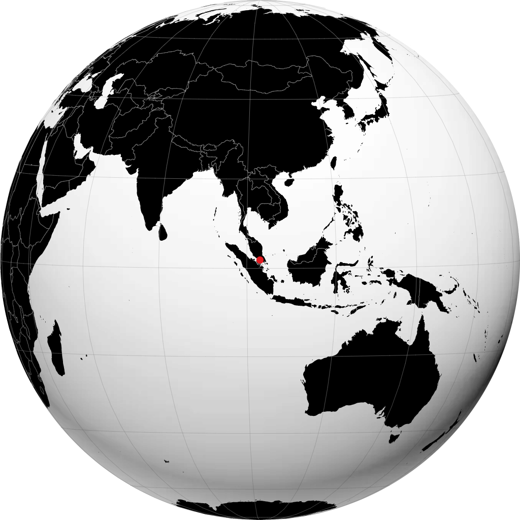 Batu Pahat no globo