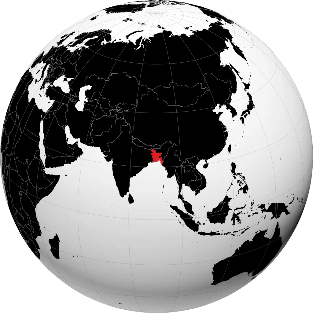 Bangladesh no globo
