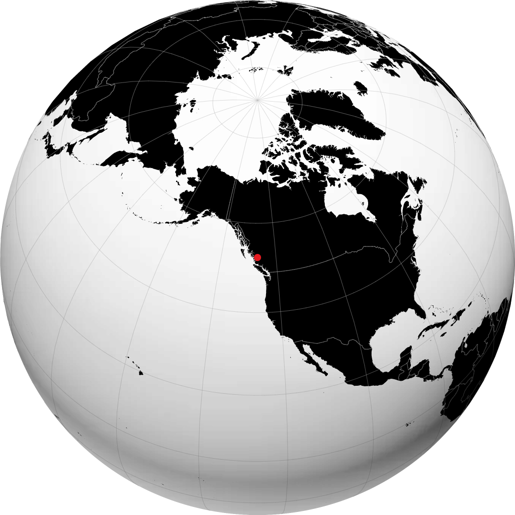 Bella Coola no globo