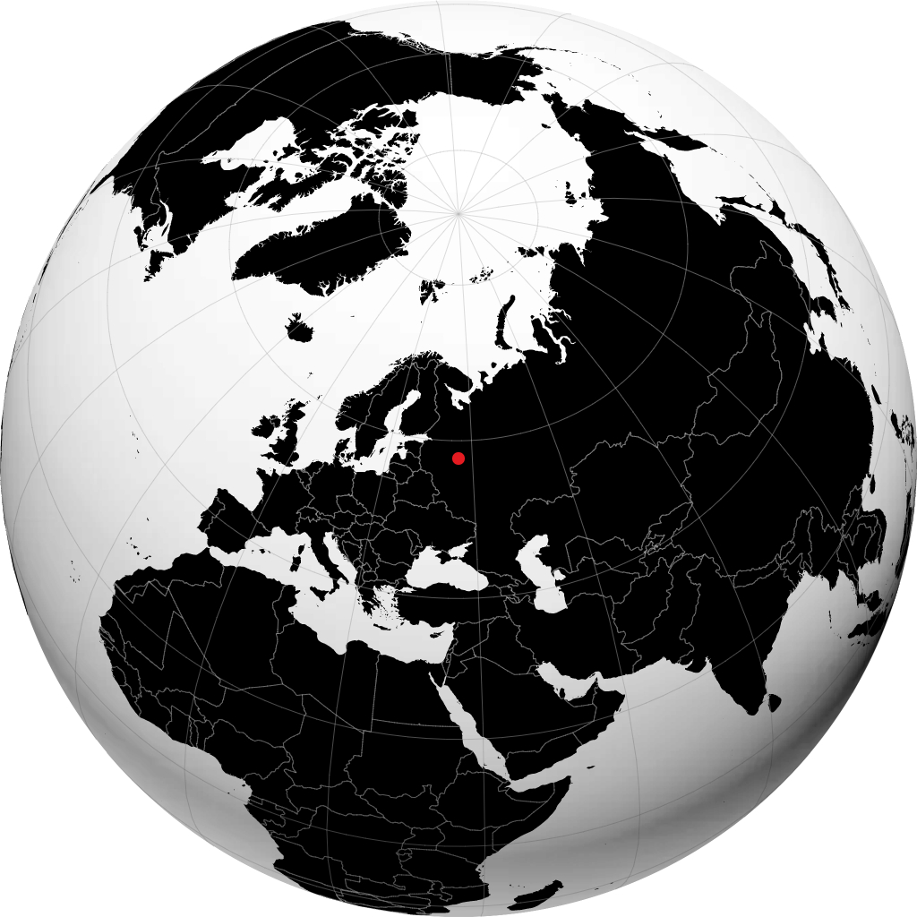 Bezhetsk no globo