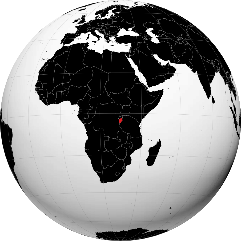 Burundi no globo