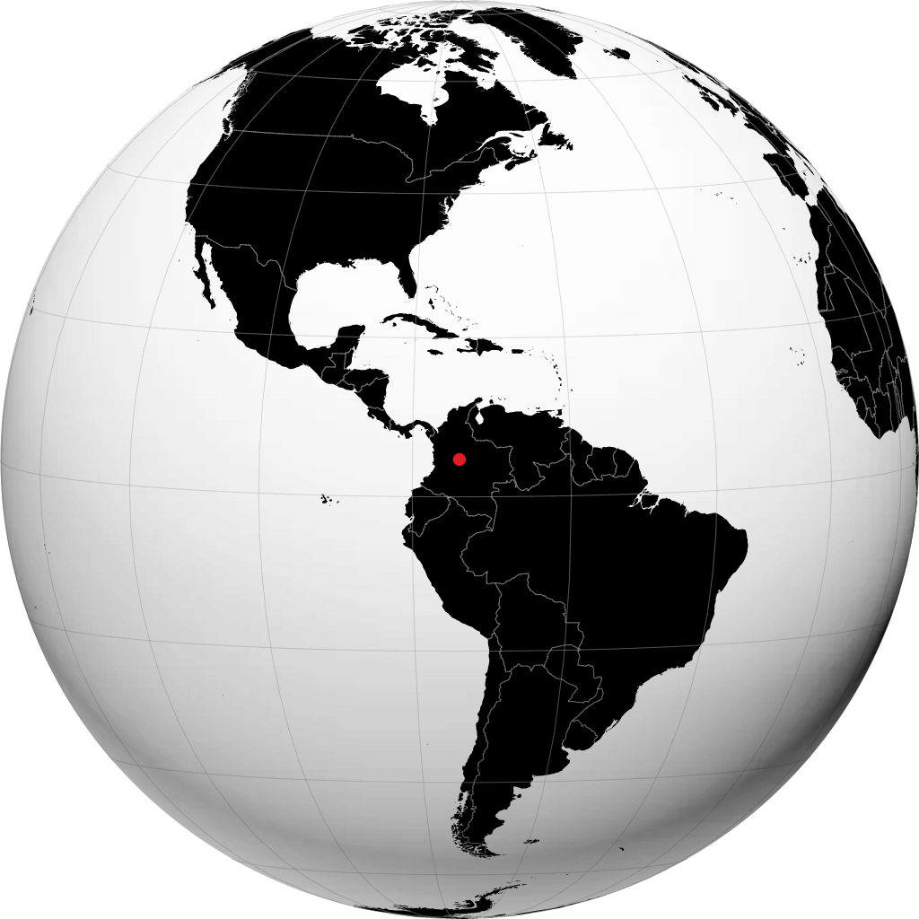 Bogotá no globo
