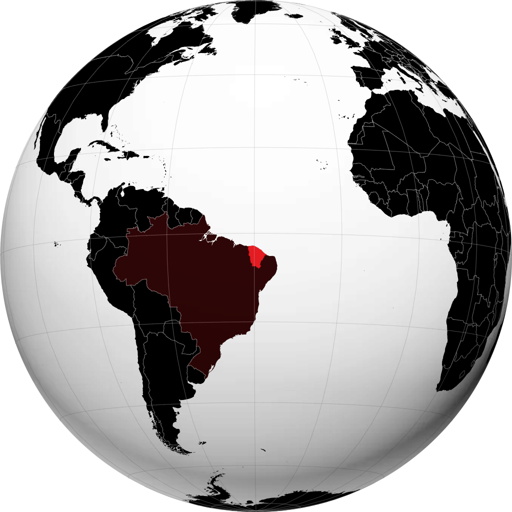 Estado do Ceará no globo