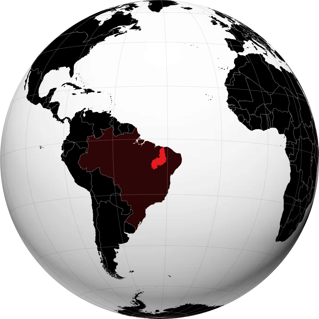 Estado do Piauí no globo