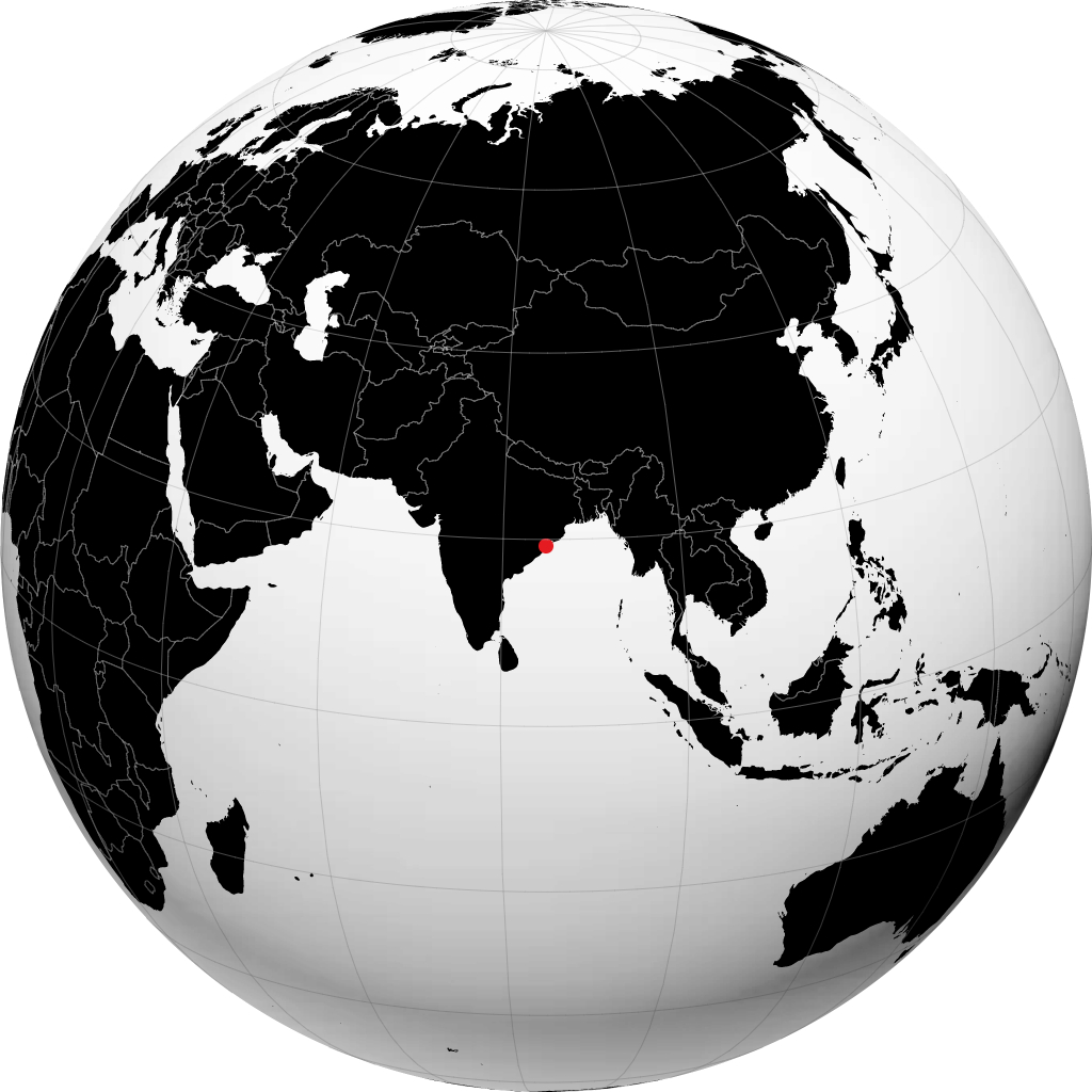 Brahmapur no globo