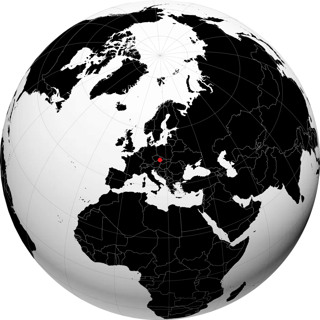Brno no globo