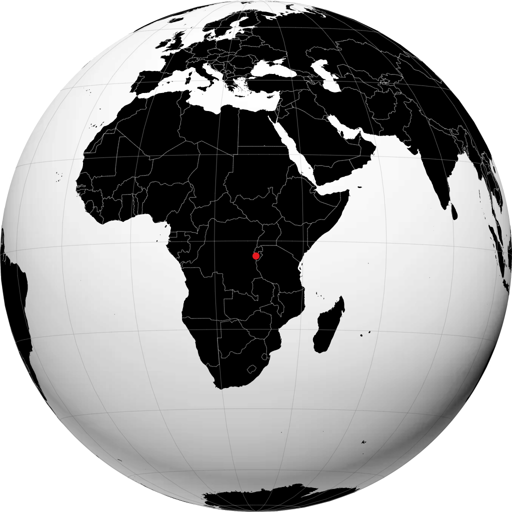 Buyumbura no globo