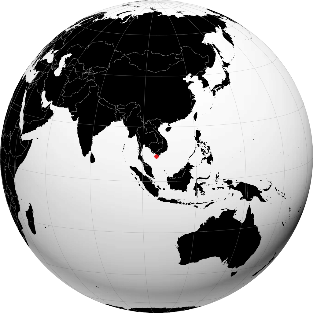 Ca Mau no globo
