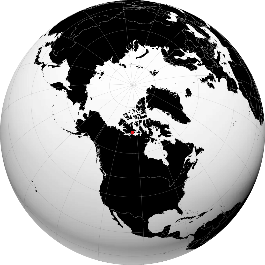 Cambridge Bay no globo