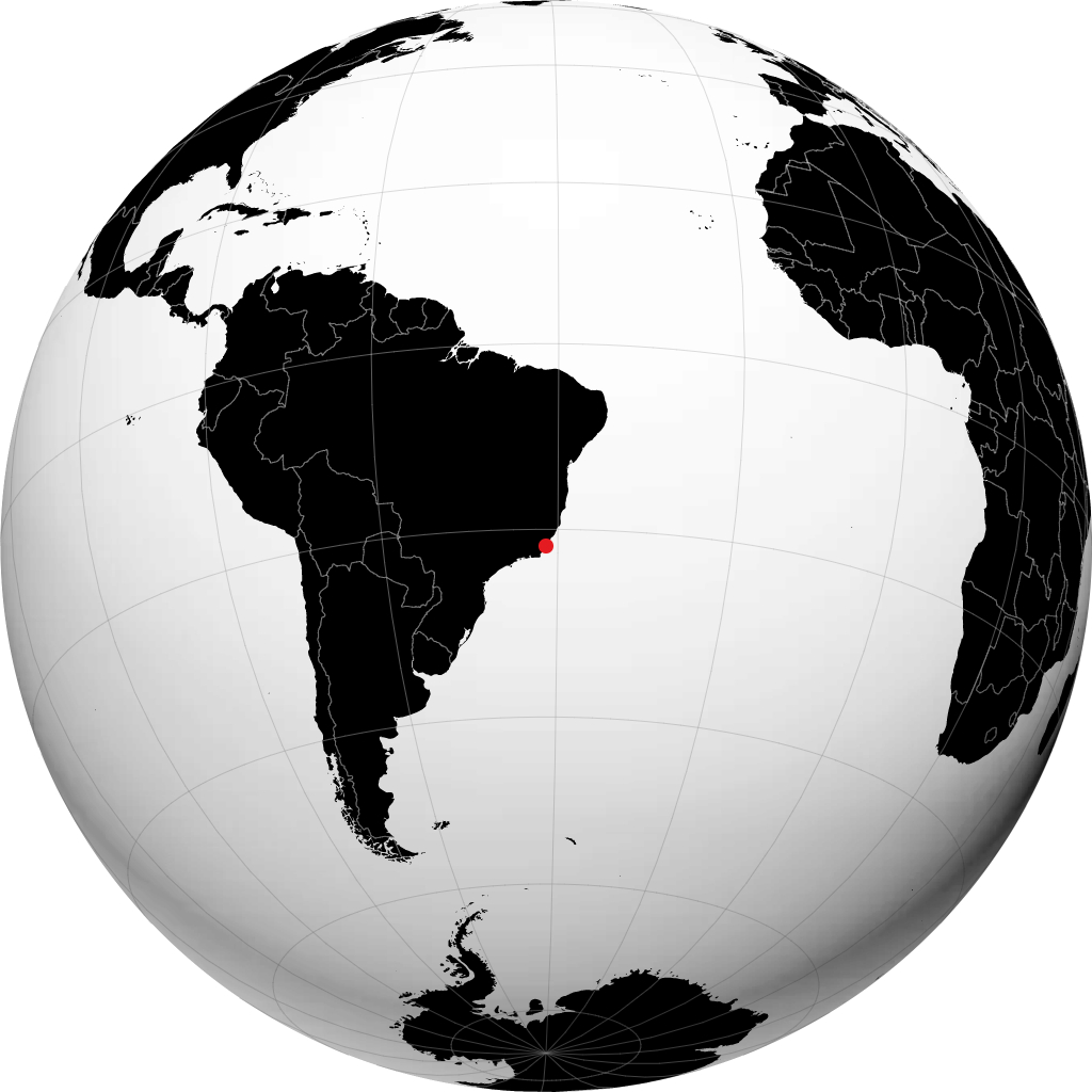 Campos dos Goytacazes no globo